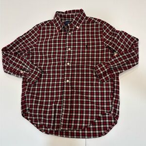 Ralph Lauren Boy’s Red Plaid Shirt.